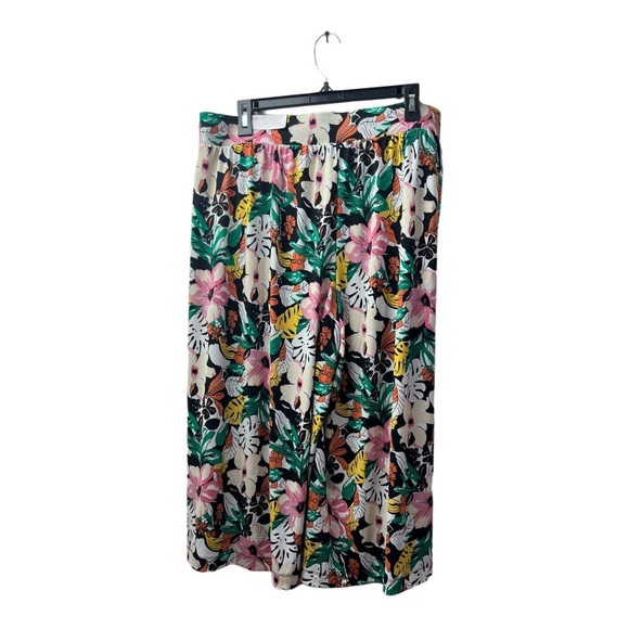 - LANE BRYANT palazzo size 14/16 flowers print NWT - Picture 1 of 15